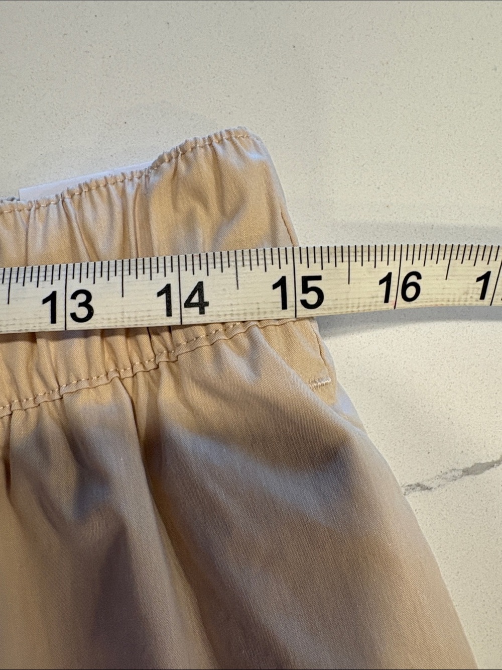 Nike High Rise Curve Pants ~ Medium ~ Hemp/White - Picture 8 of 11